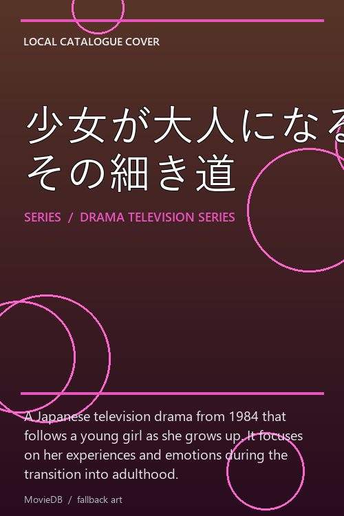 少女が大人になる時 その細き道 poster