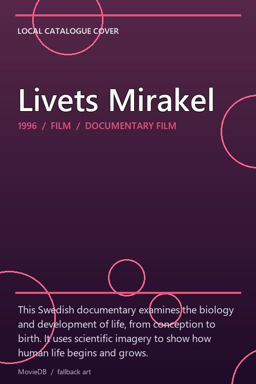 Livets Mirakel poster