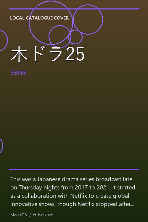 木ドラ25 poster