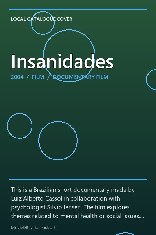 Insanidades poster