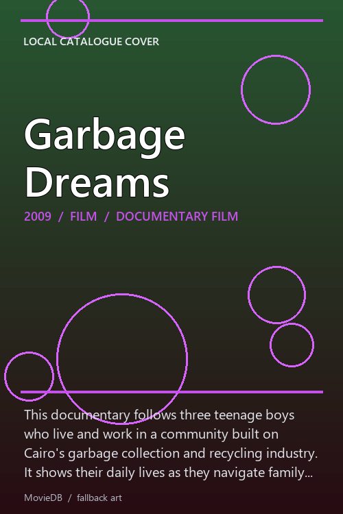 Garbage Dreams poster