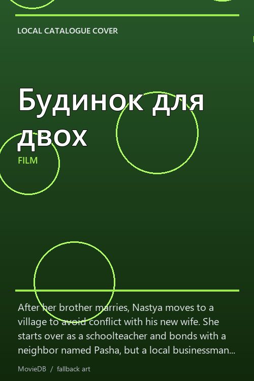 Будинок для двох poster