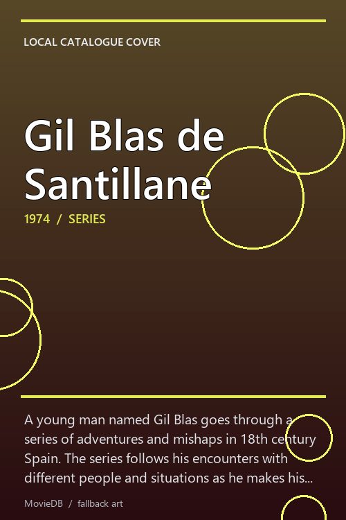 Gil Blas de Santillane poster