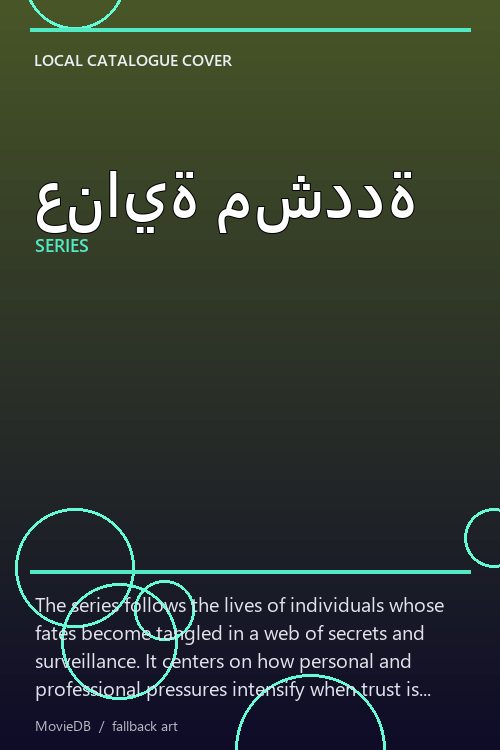عناية مشددة poster