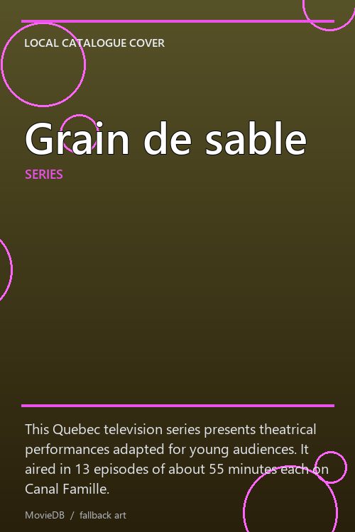 Grain de sable poster