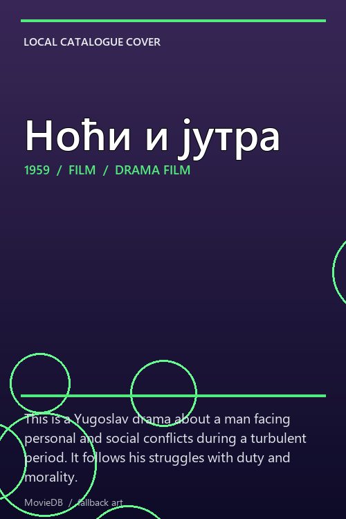 Ноћи и јутра poster