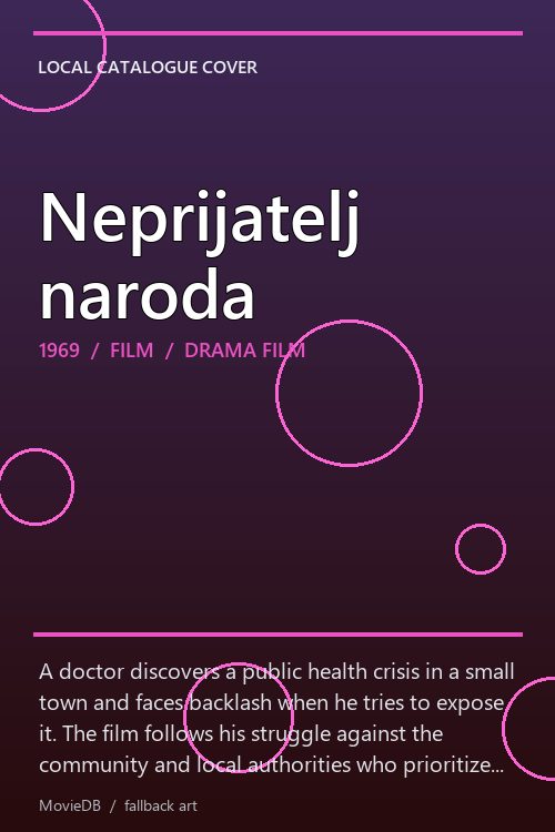 Neprijatelj naroda poster