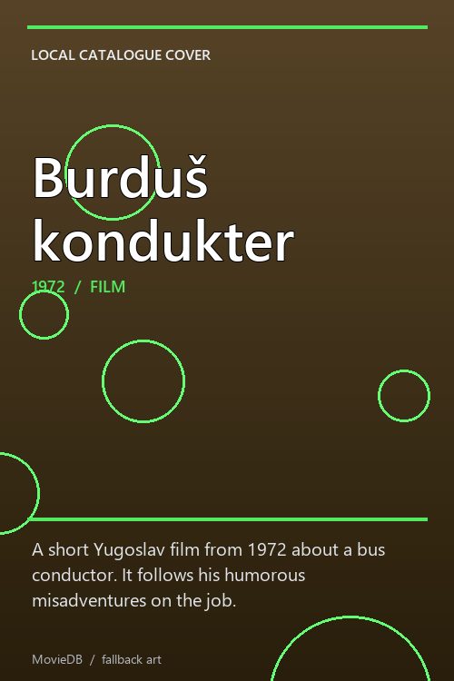 Burduš kondukter poster