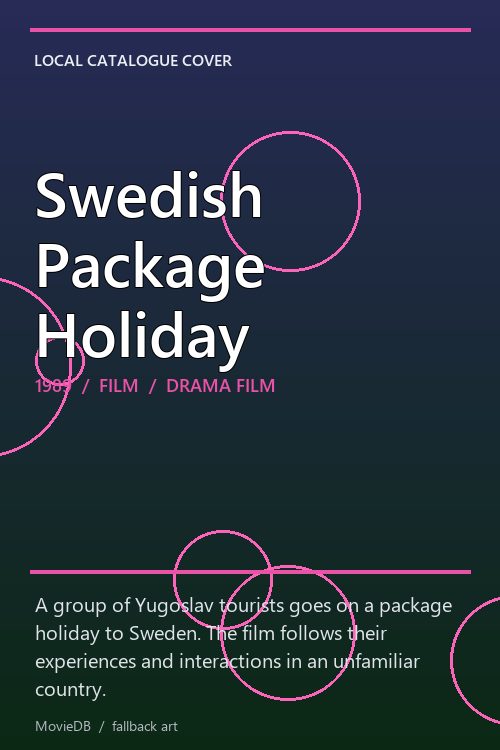 Swedish Package Holiday poster