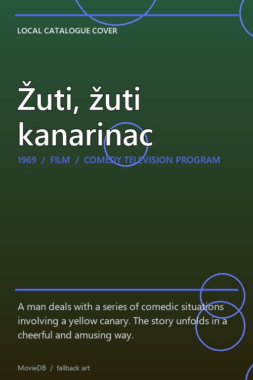 Žuti, žuti kanarinac poster