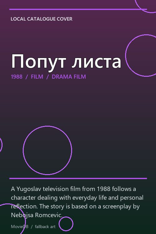 Попут листа poster