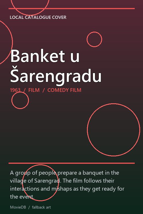 Banket u Šarengradu poster
