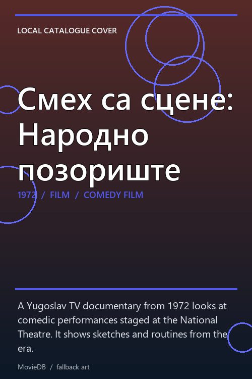 Смех са сцене: Народно позориште poster