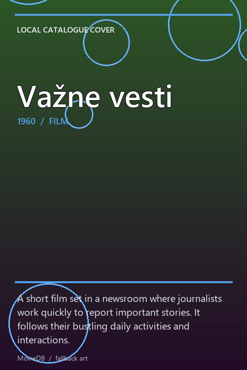 Važne vesti poster