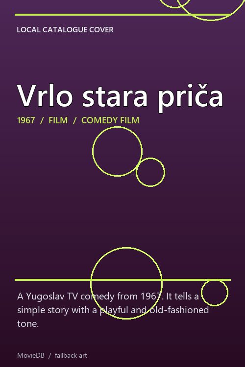 Vrlo stara priča poster
