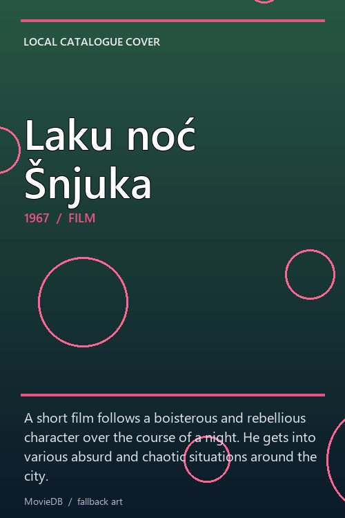 Laku noć Šnjuka poster