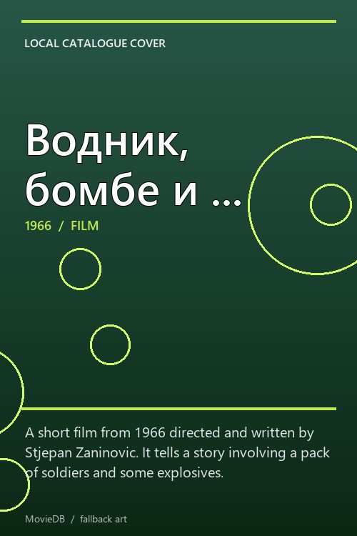 Водник, бомбе и ... poster