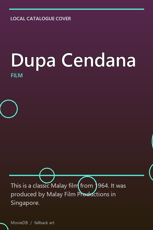 Dupa Cendana poster