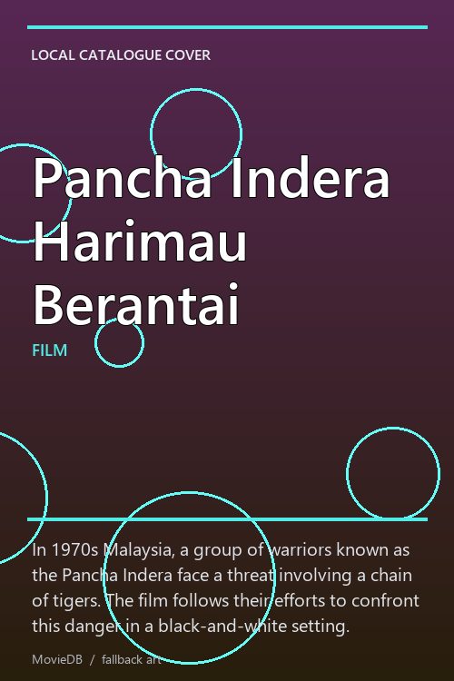 Pancha Indera Harimau Berantai poster
