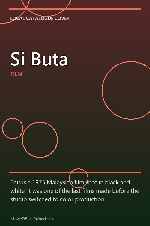 Si Buta poster