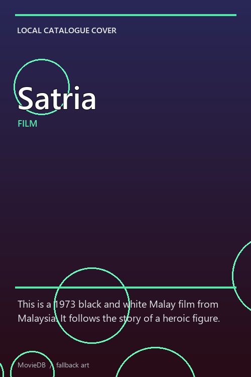 Satria poster