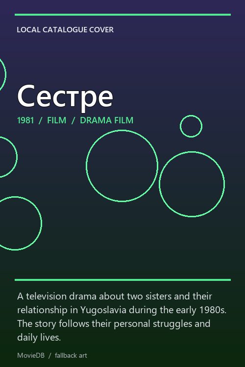 Сестре poster