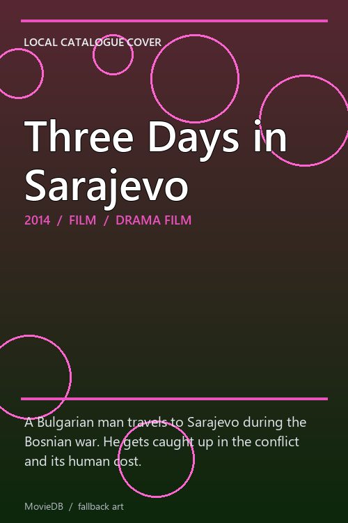 Three Days in Sarajevo poster
