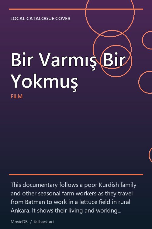 Bir Varmış Bir Yokmuş poster