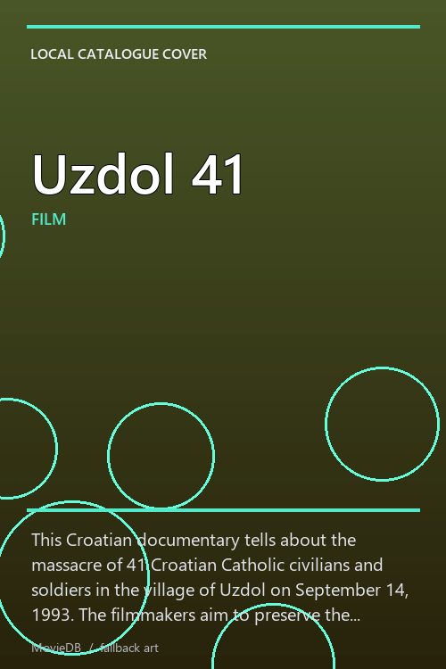 Uzdol 41 poster