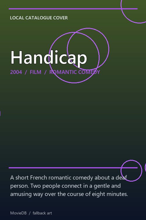 Handicap poster