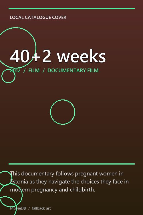 40+2 weeks poster