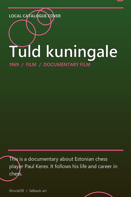 Tuld kuningale poster