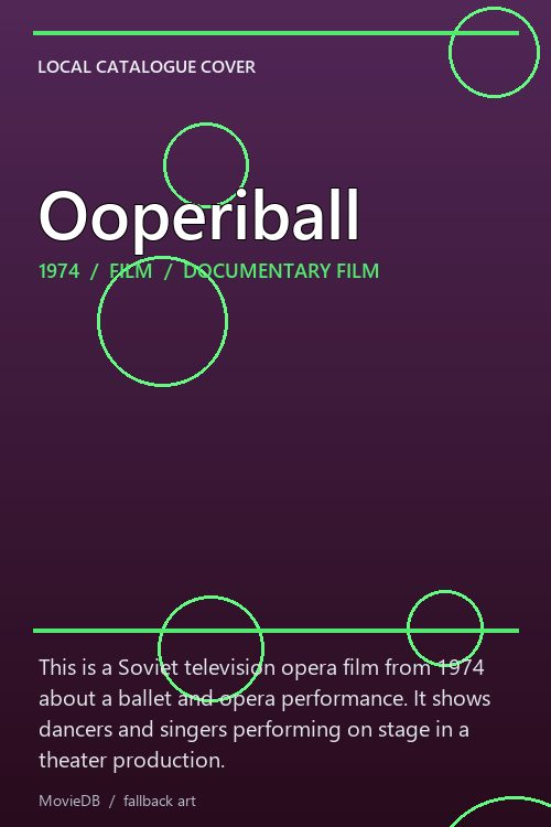 Ooperiball poster
