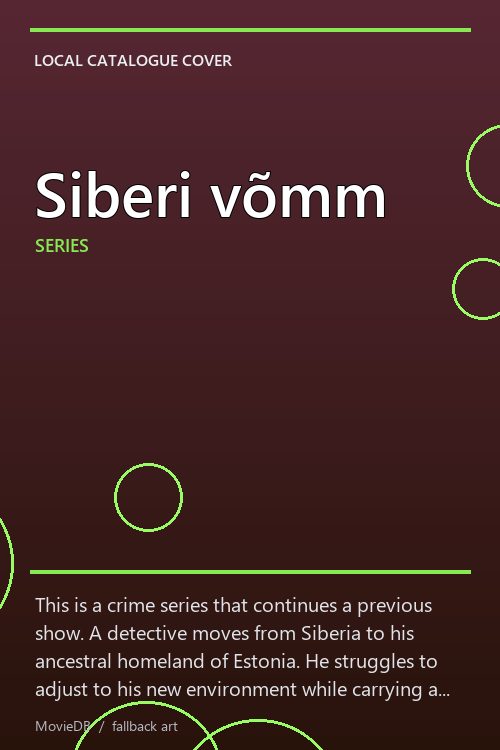 Siberi võmm poster