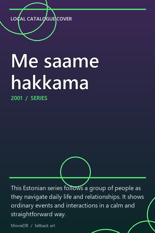 Me saame hakkama poster