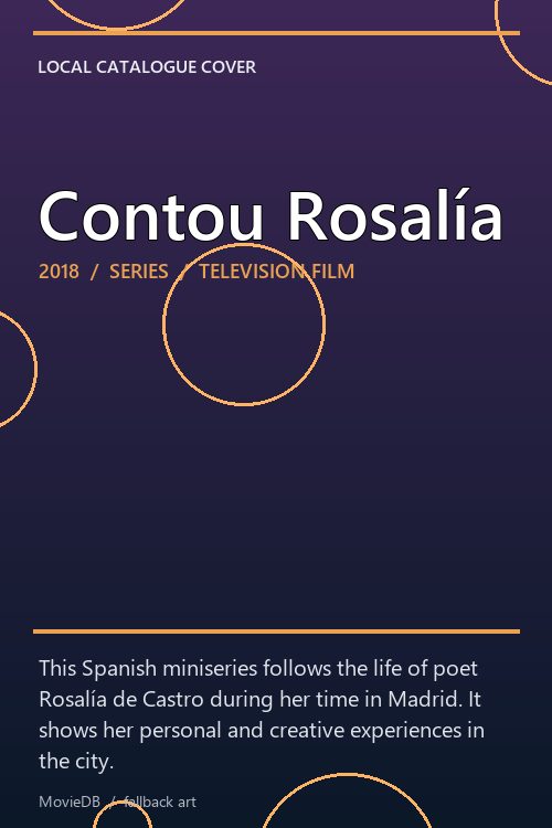 Contou Rosalía poster