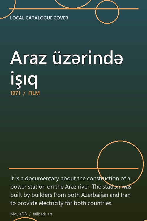 Araz üzərində işıq poster