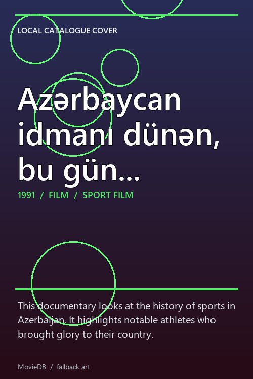 Azərbaycan idmanı dünən, bu gün... poster