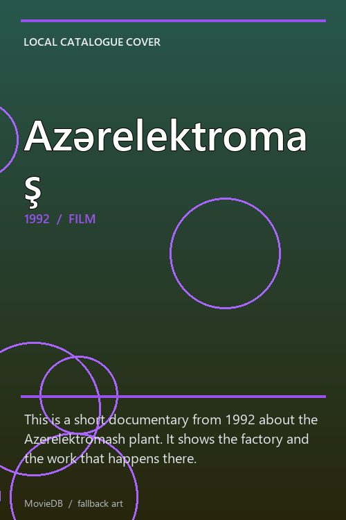 Azərelektromaş poster