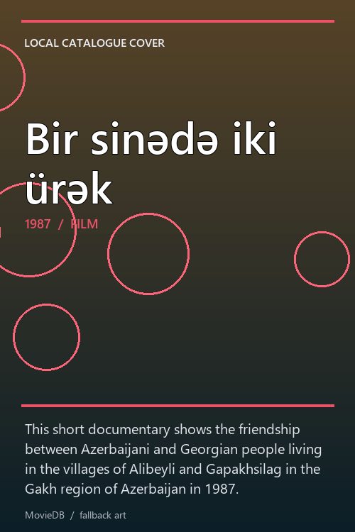 Bir sinədə iki ürək poster