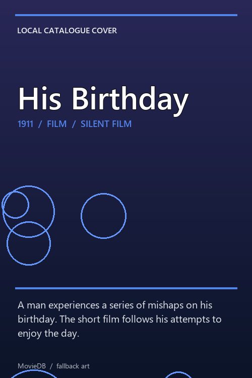 His Birthday poster