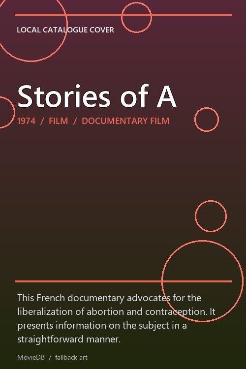 Stories of A poster
