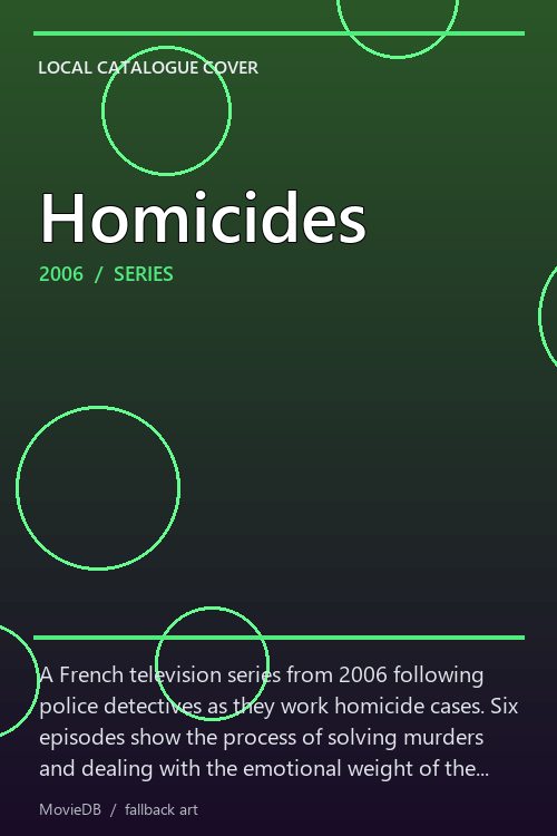 Homicides poster