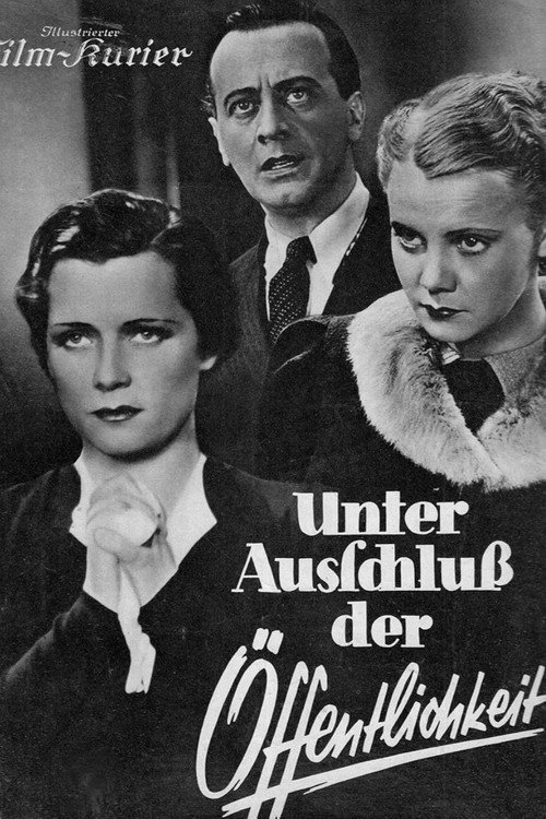 Unter Ausschluß der Öffentlichkeit poster