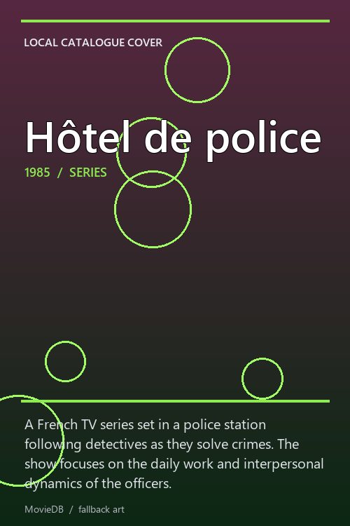 Hôtel de police poster