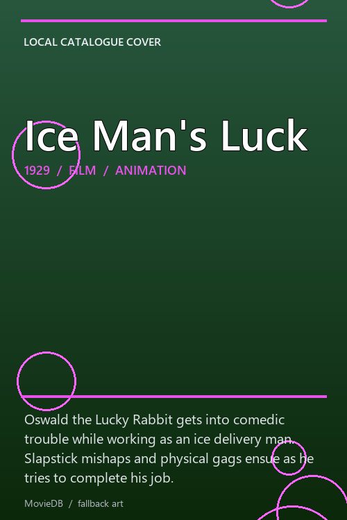 Ice Man's Luck poster