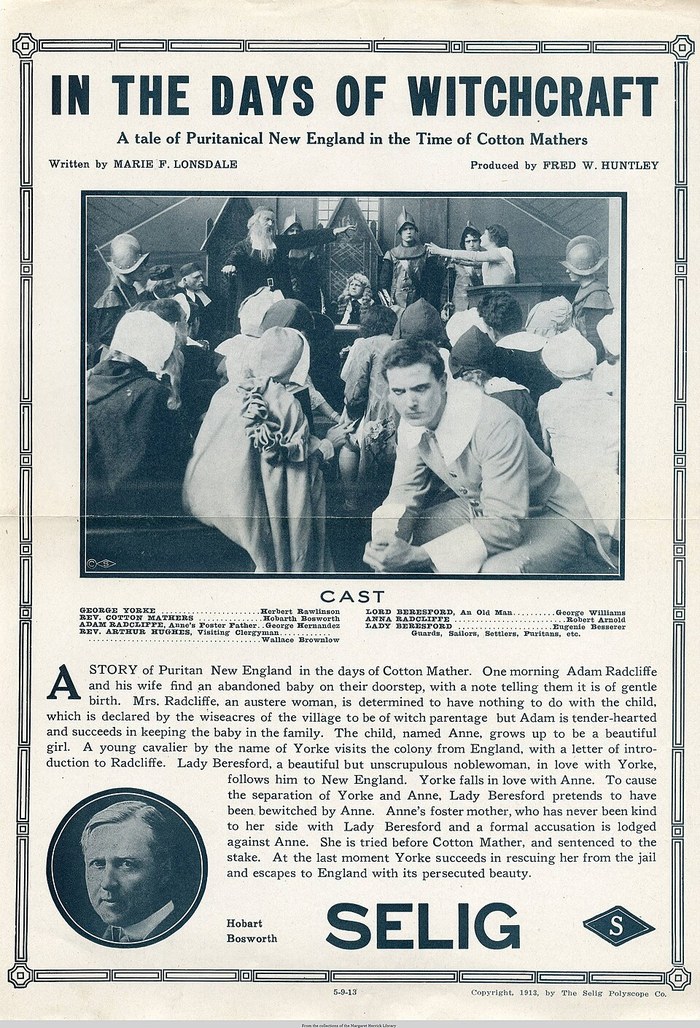 In the Days of Witchcraft poster