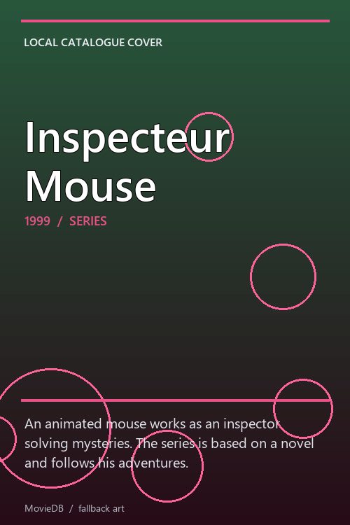Inspecteur Mouse poster