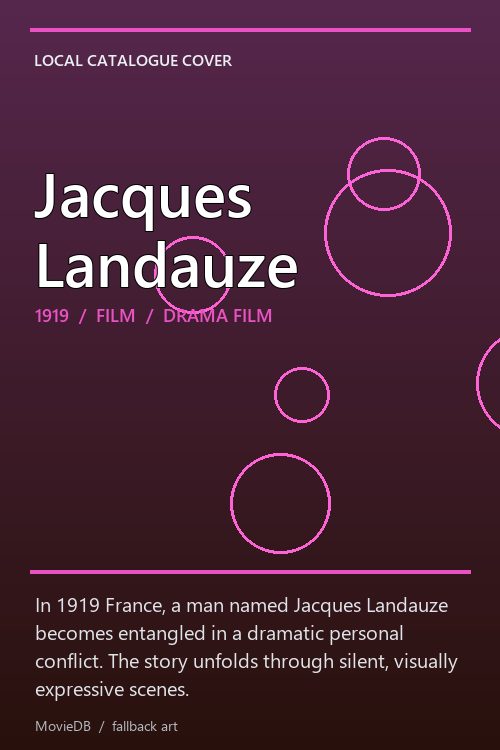 Jacques Landauze poster