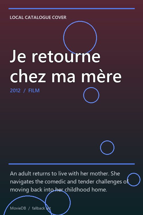 Je retourne chez ma mère poster